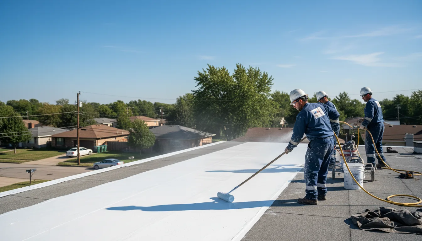 Commercial roof coating in Emmet, AR near me